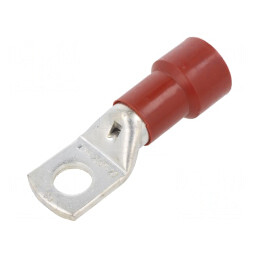Vârf Inelar Tubular Crimpat 21mm 240mm2 Roșu | Electronic-mag.ro | Componente Electronice
