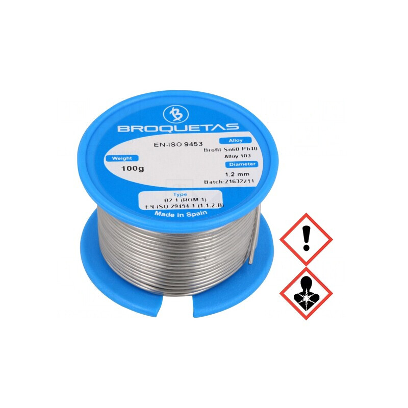 Sârmă de lipit cu plumb 1,2mm 0,1kg | Electronic-mag.ro | Componente Electronice Sârmă de lipit cu plumb 1,2mm 0,1kg | Electronic-mag.ro | Componente Electronice