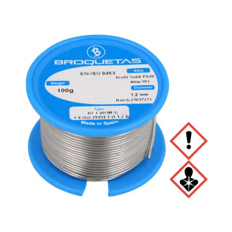 Sârmă de lipit cu plumb 1,2mm 0,1kg | Electronic-mag.ro | Componente Electronice