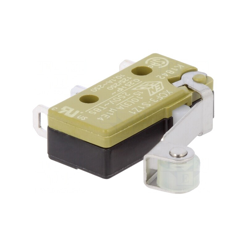 Microîntrerupător cu manetă și rolă SPDT | Electronic-mag.ro | Componente Electronice
