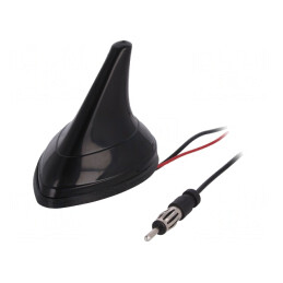 Antenă Auto SHARK AM/FM Neagră 12VDC | Electronic-mag.ro | Componente Electronice