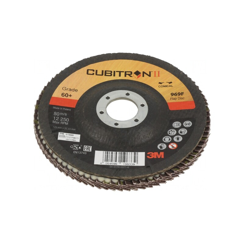 Disc de șlefuit cu lambouri 125mm 22,23mm | Electronic-mag.ro | Componente Electronice