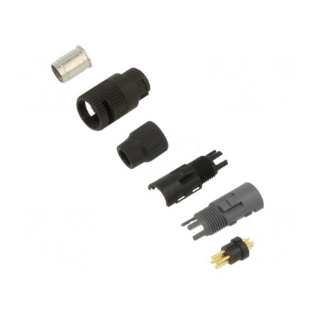 Mufă Conector Circular 4-PIN 125V Lipire Pe Cablu | Electronic-mag.ro | Componente Electronice