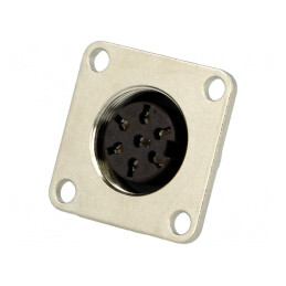 Conector M16 Soclu Mamă 7-PIN 5A 100V IP65/IP67 | Electronic-mag.ro | Componente Electronice