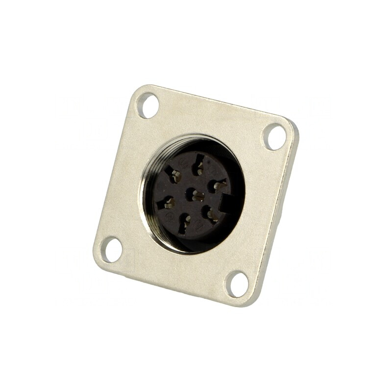 Conector M16 Soclu Mamă 7-PIN 5A 100V IP65/IP67 | Electronic-mag.ro | Componente Electronice