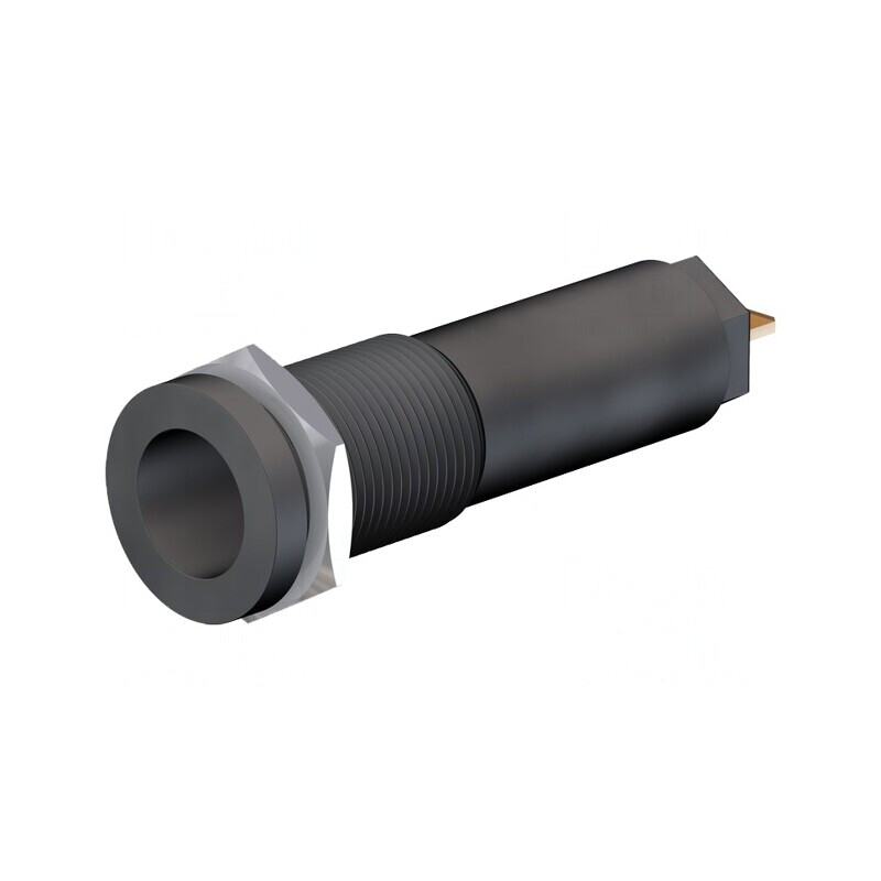 Soclu Banană 4mm 10A Negru Aurit | Electronic-mag.ro | Componente Electronice