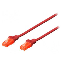 Cablu Patch UTP Cat6 10m Roșu | Electronic-mag.ro | Componente Electronice