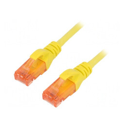 Patch Cord UTP Cat6 Galben 10m | Electronic-mag.ro | Componente Electronice
