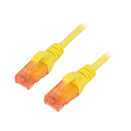Patch Cord UTP Cat6 Galben 10m | Electronic-mag.ro | Componente Electronice