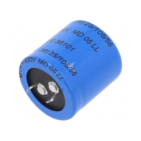Condensator Electrolitic SNAP-IN 100uF 400VDC Ø30x30mm ±20% | Electronic-mag.ro | Componente Electronice