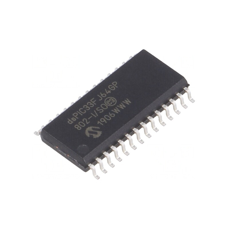 Microcontroler dsPIC 64kB 16kB SRAM SO28 3-3.6VDC | Electronic-mag.ro | Componente Electronice