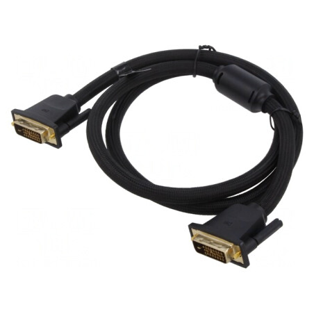 Cablu DVI-D Dual Link 2m | Electronic-mag.ro | Componente Electronice