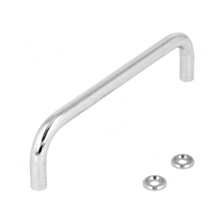 Manetă oțel cromat 35mm cu șurub M4 Ø8mm | Electronic-mag.ro | Componente Electronice