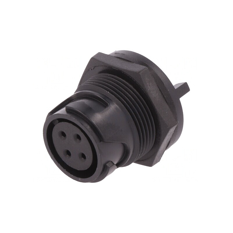 Conector Circular Soclu Mamă 4 PIN | Electronic-mag.ro | Componente Electronice
