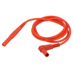 Cablu de măsurare 1kV 1,5m roșu | Electronic-mag.ro | Componente Electronice