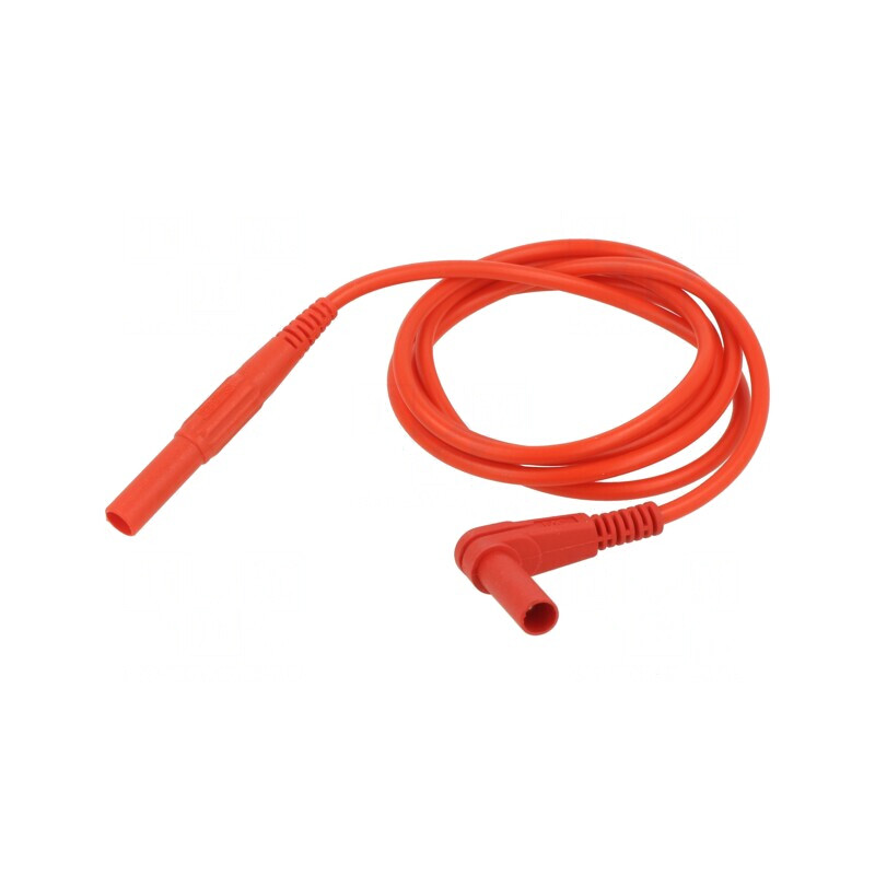 Cablu de măsurare 1kV 1,5m roșu | Electronic-mag.ro | Componente Electronice
