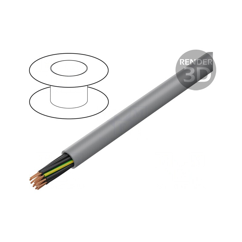 Cablu YSLY-JZ 14G1,5mm2 neecranat gri 300/500V | Electronic-mag.ro | Componente Electronice Cablu YSLY-JZ 14G1,5mm2 neecranat gri 300/500V | Electronic-mag.ro | Componente Electronice