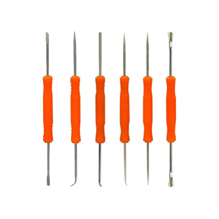 Kit răzuitoare 185mm set 6 bucăți | Electronic-mag.ro | Componente Electronice