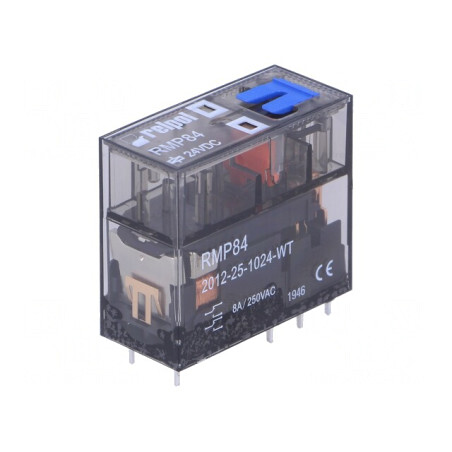 Releu Electromagnetic DPDT 24VDC 8A PCB | Electronic-mag.ro | Componente Electronice