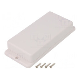 Carcasă Universală Albă TWF ABS 65,5x130x25,5 mm | Electronic-mag.ro | Componente Electronice