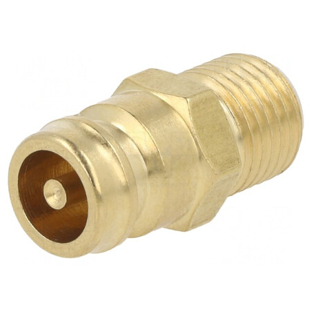Conector Ştuţ cu Supapă 15bar Alamă 9mm | Electronic-mag.ro | Componente Electronice