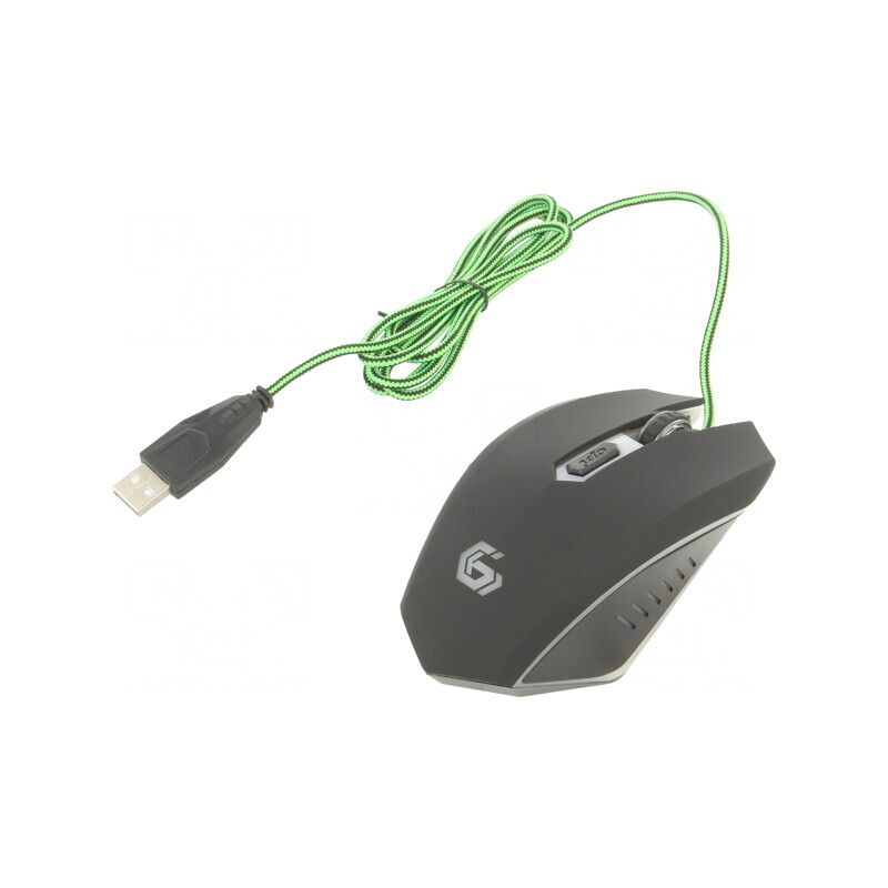 Mouse optic negru-verde USB cu cablu 1,3m 6 butoane | Electronic-mag.ro | Componente Electronice Mouse optic negru-verde USB cu cablu 1,3m 6 butoane | Electronic-mag.ro | Componente Electronice