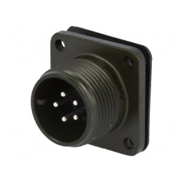 Conector Circular 14S Aluminiu | Electronic-mag.ro | Componente Electronice