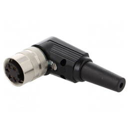 Conector M16 Mufă Mamă Lipire pe Cablu 5 PIN 5A 250V IP40 | Electronic-mag.ro | Componente Electronice