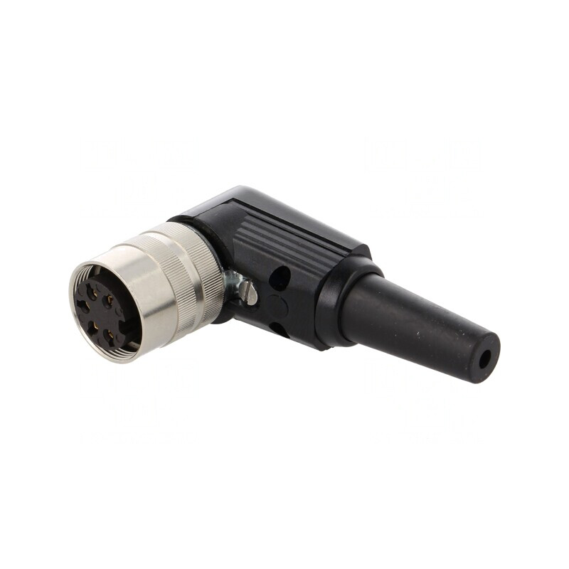 Conector M16 Mufă Mamă Lipire pe Cablu 5 PIN 5A 250V IP40 | Electronic-mag.ro | Componente Electronice