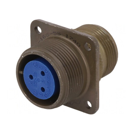 Conector Circular 16S Aluminiu Oliv | Electronic-mag.ro | Componente Electronice