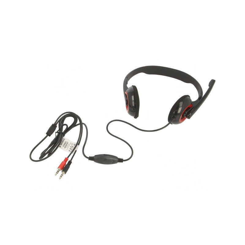 Căști cu Microfon Negru-Roșu Jack 3,5mm 1,8m 20Hz-20kHz | Electronic-mag.ro | Componente Electronice Căști cu Microfon Negru-Roșu Jack 3,5mm 1,8m 20Hz-20kHz | Electronic-mag.ro | Componente Electronice