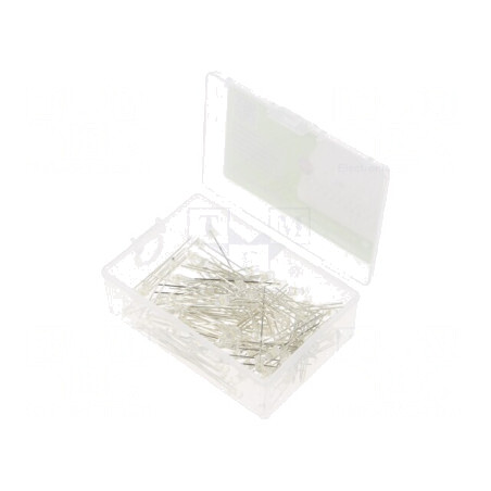 Set LED THT 3mm Alb Cald 100buc | Electronic-mag.ro | Componente Electronice