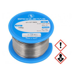 Sârmă de lipit cu plumb 0,7mm 0,1kg | Electronic-mag.ro | Componente Electronice
