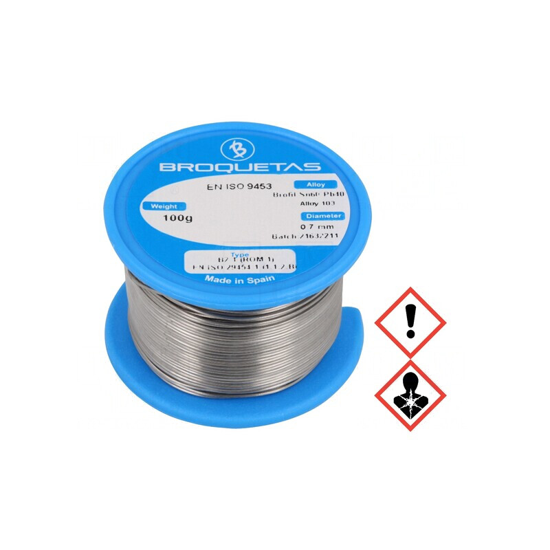 Sârmă de lipit cu plumb 0,7mm 0,1kg | Electronic-mag.ro | Componente Electronice Sârmă de lipit cu plumb 0,7mm 0,1kg | Electronic-mag.ro | Componente Electronice