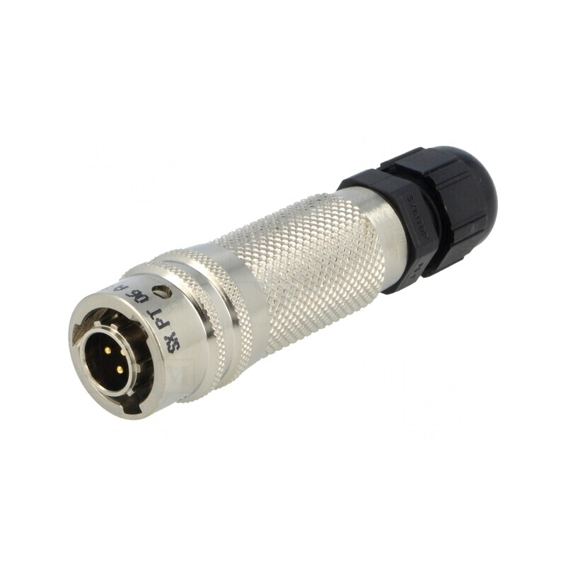 Mufă Circulară 3 Pin pe Cablu | Electronic-mag.ro | Componente Electronice