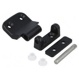 Balama Aluminiu-Zinc Neagră 48x45mm | Electronic-mag.ro | Componente Electronice