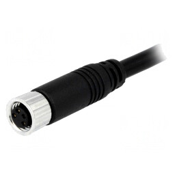 Conector M8 1m Mamă PIN 4 Drept Cu Cablu | Electronic-mag.ro | Componente Electronice