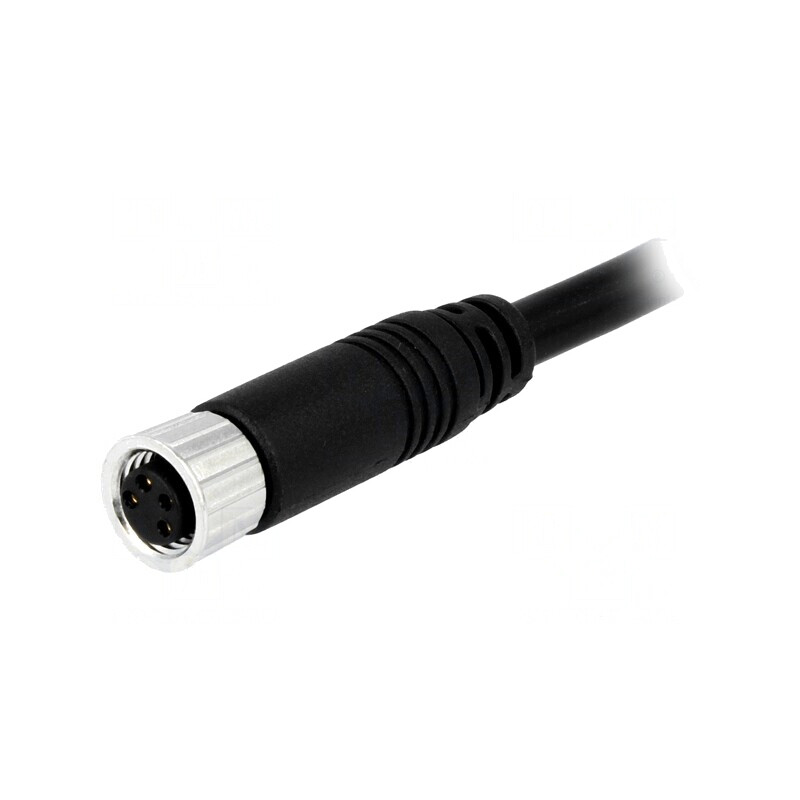 Conector M8 1m Mamă PIN 4 Drept Cu Cablu | Electronic-mag.ro | Componente Electronice