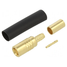 Mufă MCX Mamă Drept 50Ω pentru Cablu RG174 PTFE | Electronic-mag.ro | Componente Electronice