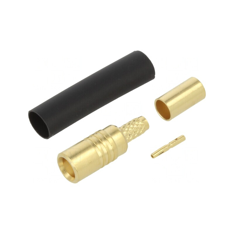Mufă MCX Mamă Drept 50Ω pentru Cablu RG174 PTFE | Electronic-mag.ro | Componente Electronice