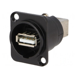 Adaptor USB A la USB B FT USB 2.0 Metalic | Electronic-mag.ro | Componente Electronice