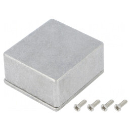 Carcasă universală aluminiu naturală 55x60x31mm | Electronic-mag.ro | Componente Electronice