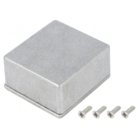 Carcasă universală aluminiu naturală 55x60x31mm | Electronic-mag.ro | Componente Electronice