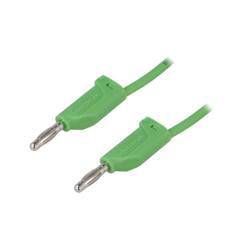 Cablu de măsurare 16A 4mm verde | Electronic-mag.ro | Componente Electronice