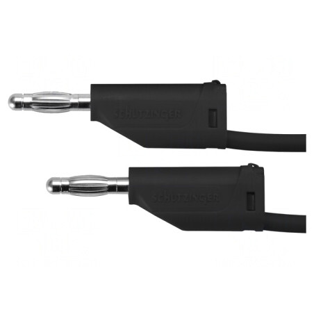 Cablu de măsurare 70VDC 33VAC 16A negru 4mm | Electronic-mag.ro | Componente Electronice