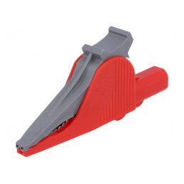 Bornă crocodil roșie 36A 32mm 1kV | Electronic-mag.ro | Componente Electronice