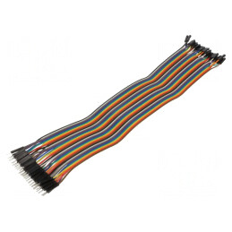 Cablu de conectare 300mm tată-tată 40 Pini Colorat | Electronic-mag.ro | Componente Electronice