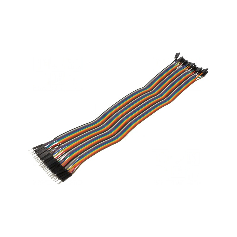 Cablu de conectare 300mm tată-tată 40 Pini Colorat | Electronic-mag.ro | Componente Electronice Cablu de conectare 300mm tată-tată 40 Pini Colorat | Electronic-mag.ro | Componente Electronice