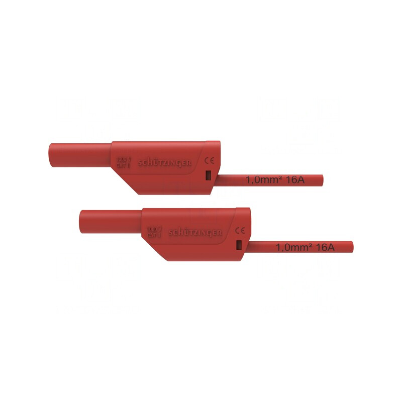 Cablu de măsurare 16A cu mufă banană 4 mm ambele părți | Electronic-mag.ro | Componente Electronice