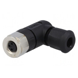 Conector M8 Mamă 3 PIN 90° pe Cablu IP67 | Electronic-mag.ro | Componente Electronice